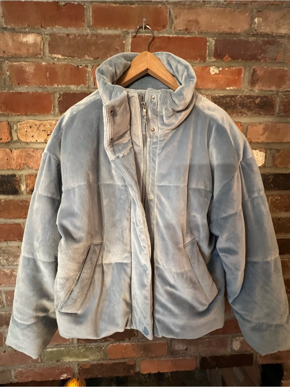 Lou & Grey Ribbed Velour Puffer Jacket - Picture 8 of 12